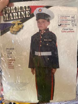 Boys Marine costume size Large 12-14