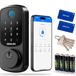 DESLOC B200 Fingerprint Smart Door Lock, Keyless Entry Door Lock, App Control