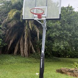 Silverback In ground basketball hoop