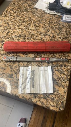 Snap on torque wrench