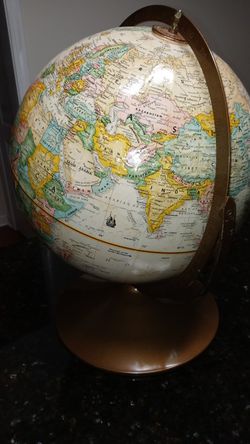 $20 😃Vintage Globe, Globe Master Bronze Tone Stand