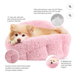Comfy Sherpa Plush Dog Bed
