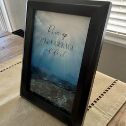 Rise Up Take Courage And Do It-Framed