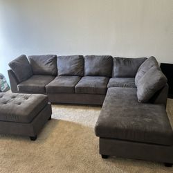 Couch with Ottoman