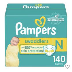 Pampers Swaddlers Diapers Newborn- 140ct