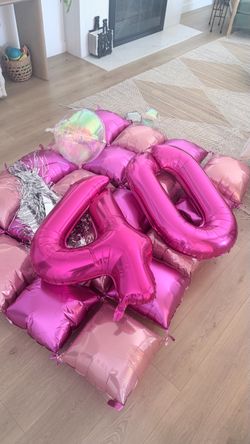Pink Birthday Decorations