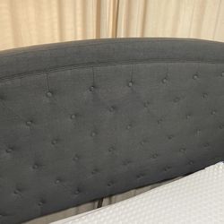 Queen Upholstered Bed Frame – Headboard + Footboard – $350