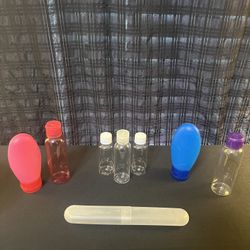 Travel Container Set for Toiletries, Shower Bottles,8 Pieces