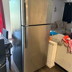 Stainless fridge