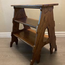 Vintage Shelf / Step Stool
