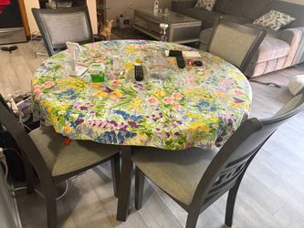 Dining table with four chairs