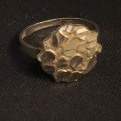 10k Nugget Ring 