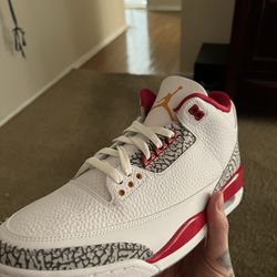 Jordan 3 Cardinal Size 12