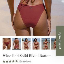 Brand new - Berlook bikini set (red wine/small)