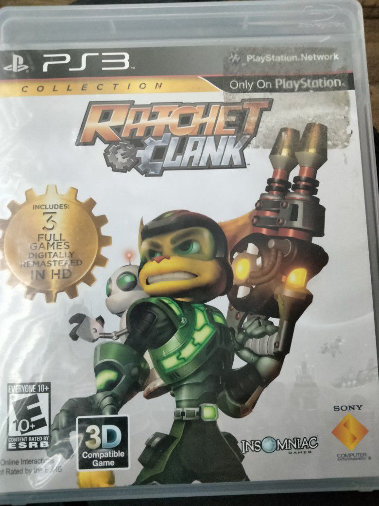PS3 Ratchet Clank Game