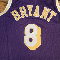 Purple lakers Kobe Bryant Mitchell and Ness Jersey