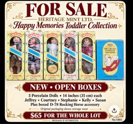Dolls vintage lot