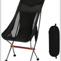 New Camping Chair, All Aluminum Frame Portable Folding Camp Chair for Adults, Heavy Duty