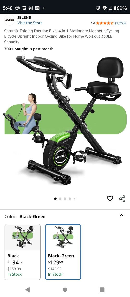 Stationary Exercise Bike