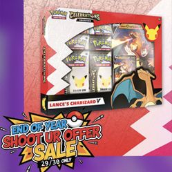 Pokémon Celebrations Lances Charizard Box 