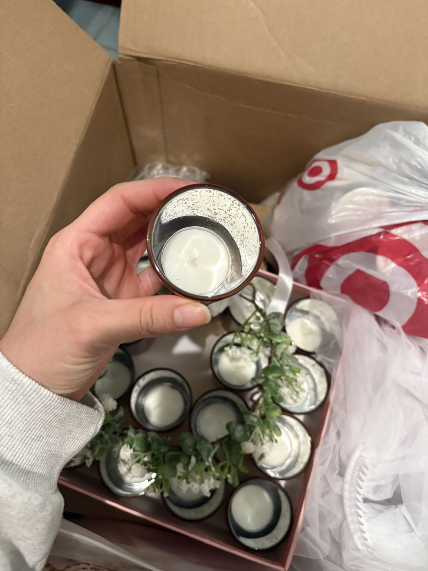 Tea Lights And Candle Party Favors. Wedding Stuff