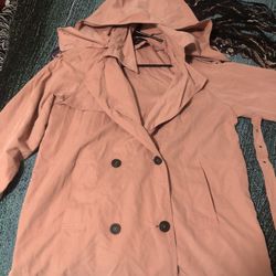 Soft Pink Winter Coat