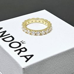 Gold diamond women's Wedding Promise ring Gift