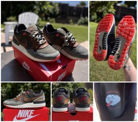 Nike Air Golf Sneakers Blowin' A Hoodie