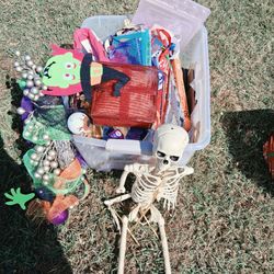 Box full of Decorations & crafts,  misc