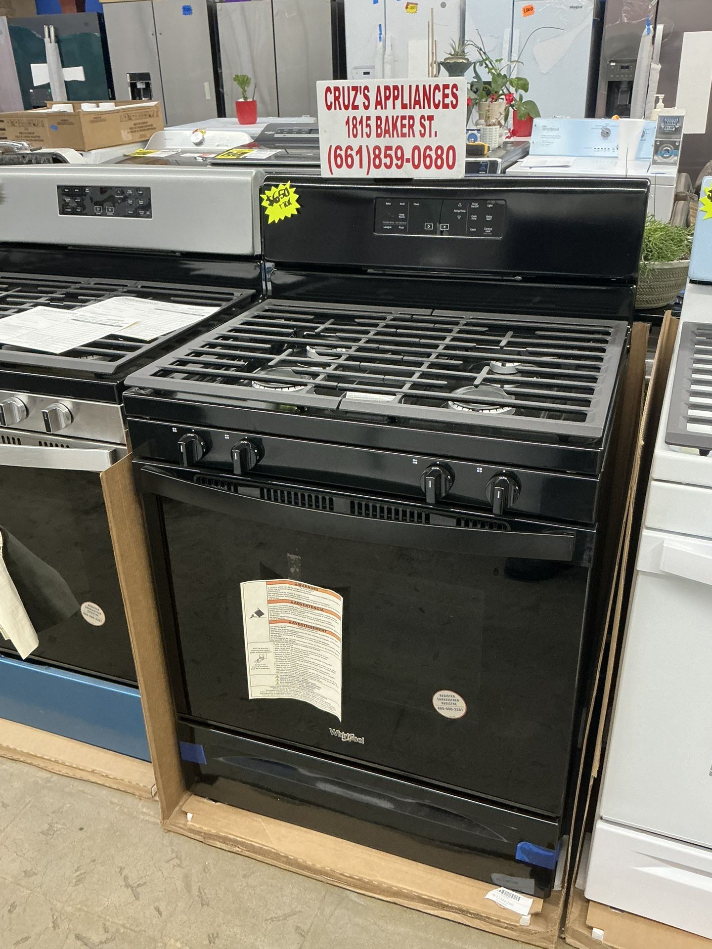 Cruz S Appliances Sales Whirlpool Gas Range