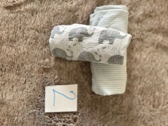 Baby/Toddler Elephant Fleece Blanket Set