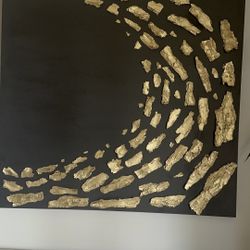 Beautiful Black & Gold Wall Art 