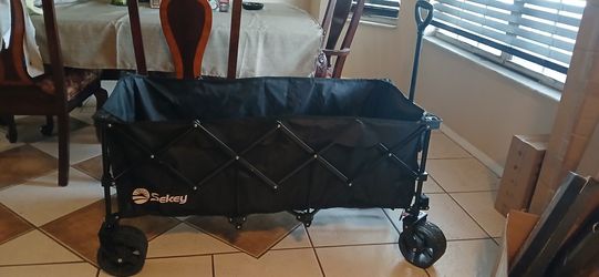 Large retractable wagon
