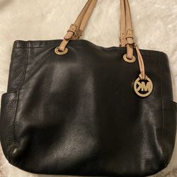 Michael Kors All Leather Tote Bag 