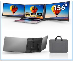 15.6" Triple Portable Laptop Monitor Extender