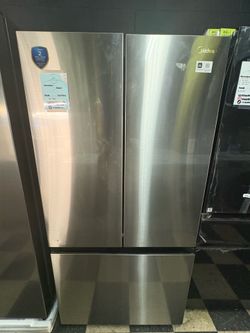 Midea Refrigerator In Stainless Steel