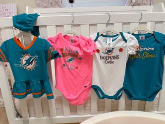 Baby girl Miami dolphins Apparel