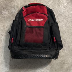 Husky- Heavy Duty Pro Tool Backpack 