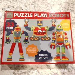 Rare Kathy Ireland Kids Puzzle Play: Robots