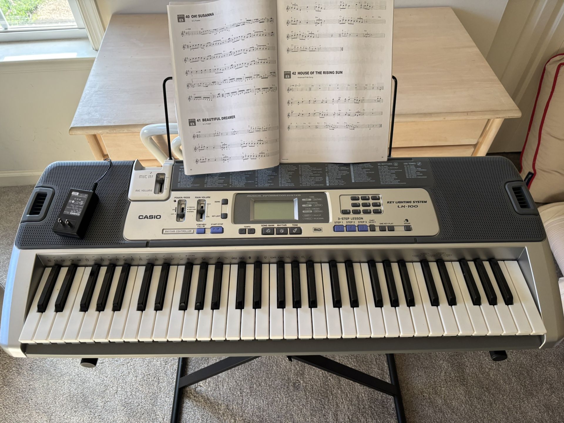 Casio LK-100 Electronic Keyboard 
