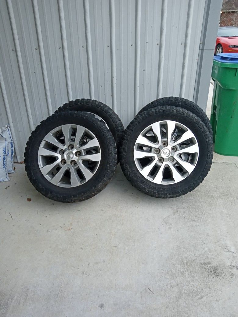 Toyota Five Lug Rims And Tires 20'