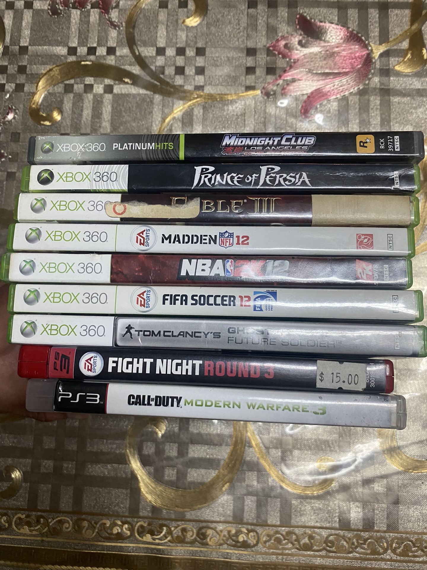 Xbox 360 PS3 Games