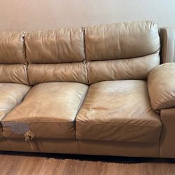 Sofa Small Leather 