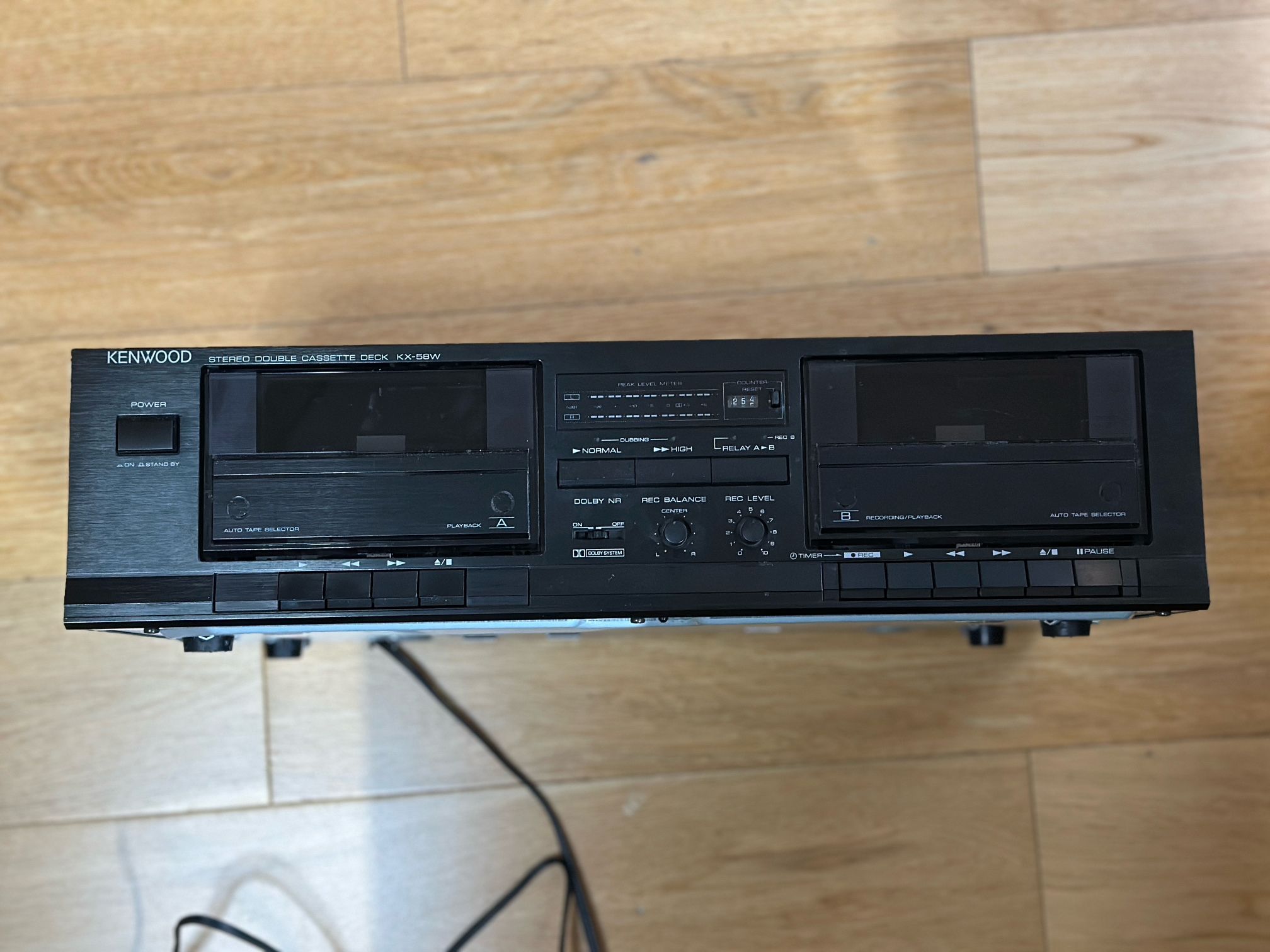 KENWOOD KX-58W STEREO DOUBLE CASSETTE DECK