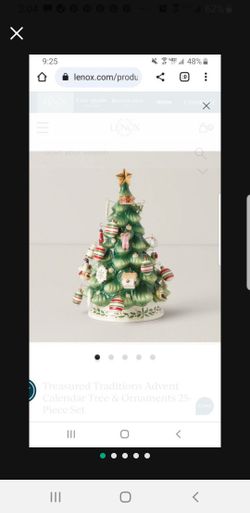 Lenox Advent Christmas Tree