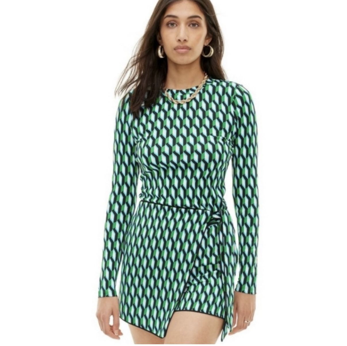 Brand New DVF for Target Limited Edition Geometric Mini Skort - Size Large