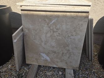 Italian Travertine stone - 18"x18"
