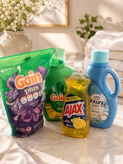 Gain, Ajax & Downy Cleaning Products Bundle
