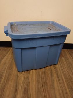 Storage Tote, 23.5"LX17.5"WX18.5"H, Storage Basket w/ Lid