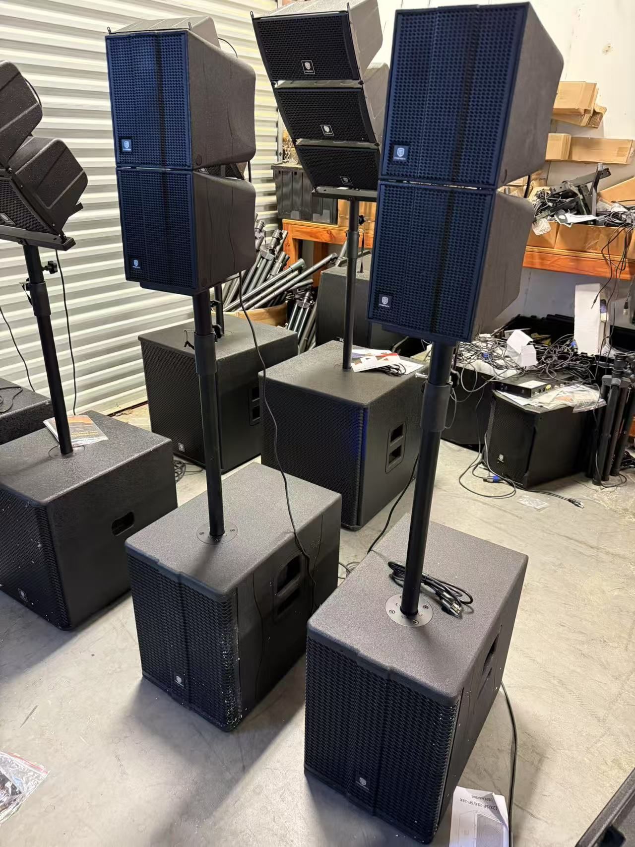 Bluetooth PRORECK STAGE-1260 |3400W Dual-12 Inch Suboofers | Enchanced CLUB-8000